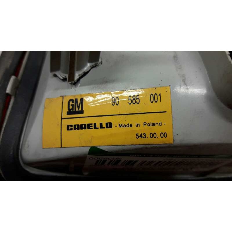 Recambio de piloto trasero derecho para opel vectra b berlina básico (1999) referencia OEM IAM 90585001 3