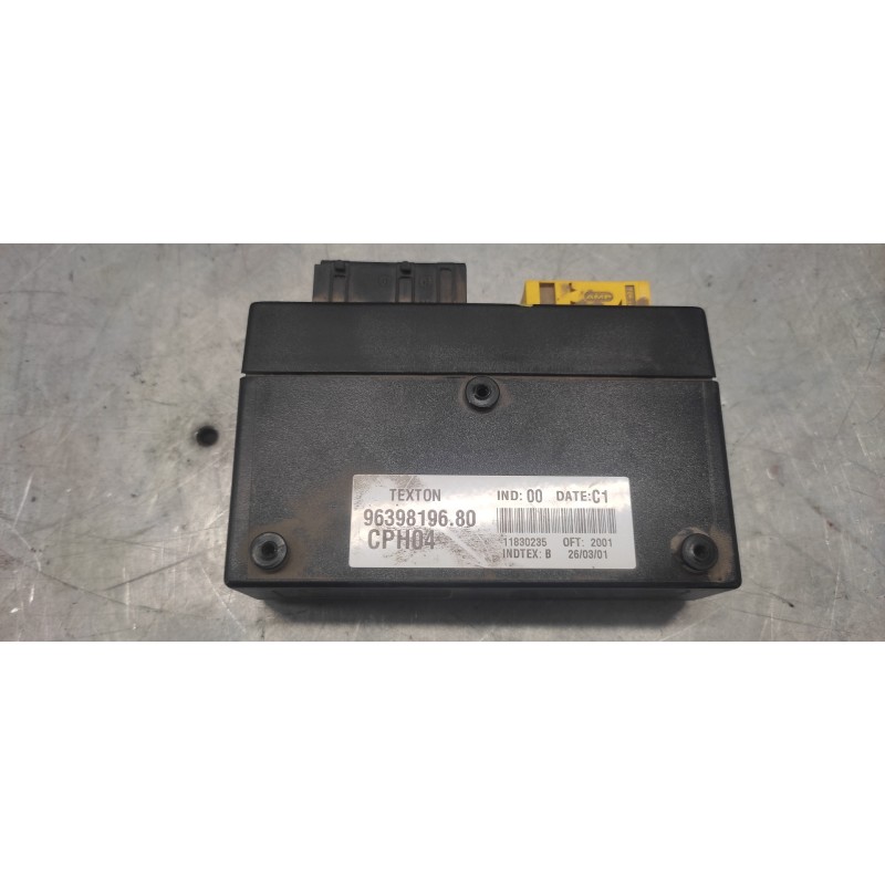 Recambio de modulo electronico para fiat scudo (222) 2.0 jtd familiar (5 asientos) referencia OEM IAM 9639819680  