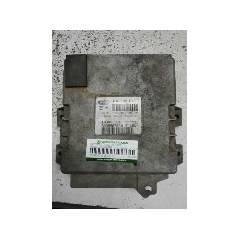 Recambio de centralita motor uce para peugeot 206 berlina e-music referencia OEM IAM 9639907880E IAW1AP81 