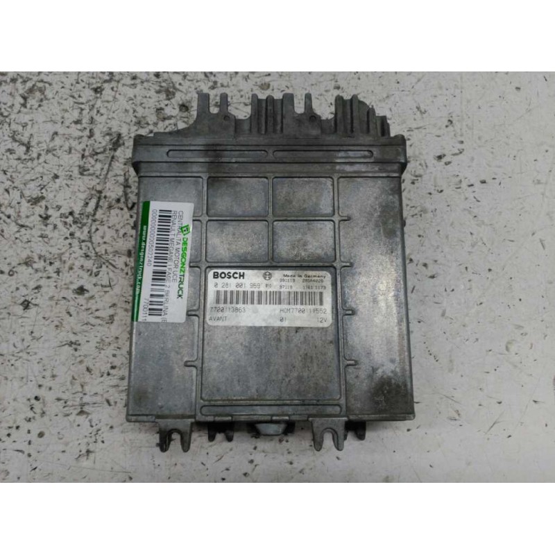 Recambio de centralita motor uce para renault megane i fase 2 berlina (ba0) 1.9 dti rxe referencia OEM IAM 7700111552 0281001969