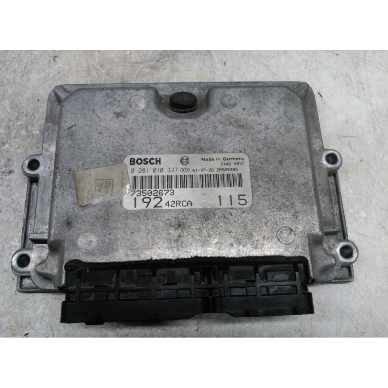 Recambio de centralita motor uce para fiat stilo (192) 1.9 jtd / 1.9 jtd 115 active referencia OEM IAM 73502673 0281010337 