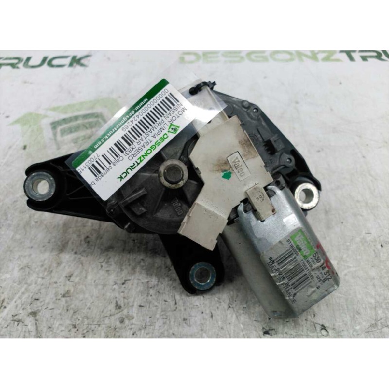 Recambio de motor limpia trasero para nissan primastar (x83) caja cerrada batalla corta 2,7t referencia OEM IAM 7700311590 28710