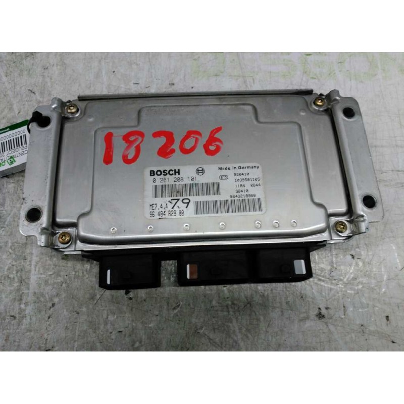 Recambio de centralita motor uce para peugeot 206 berlina xs referencia OEM IAM 9648482980 193846 0261208101