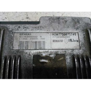 Recambio de centralita motor uce para renault scenic (ja..) 1.6 16v expression referencia OEM IAM 7700875745 7700105980 S1153002