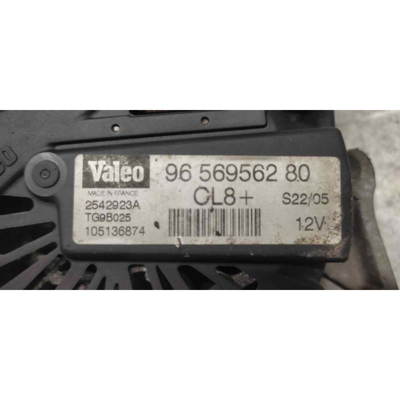 Recambio de alternador para citroën c4 berlina sx referencia OEM IAM 9656956280 2542923A 3