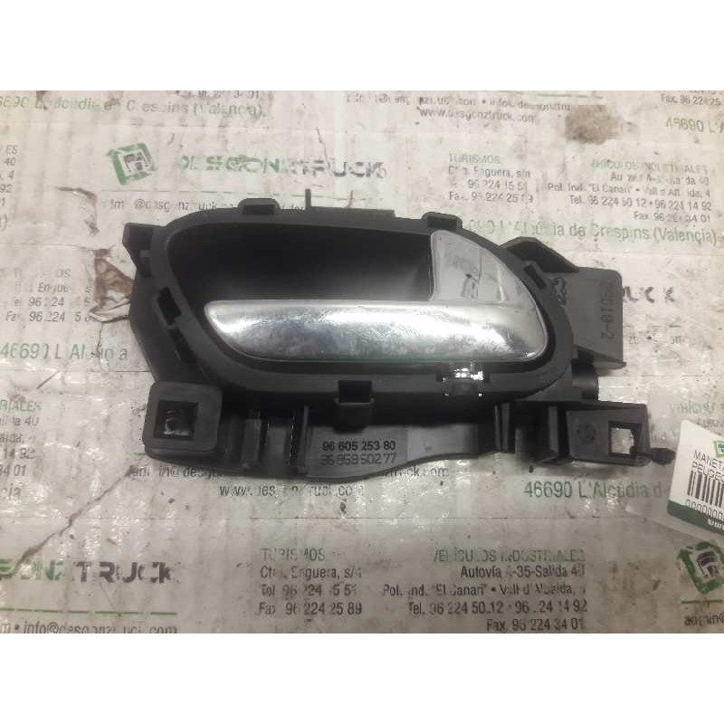 Recambio de maneta interior trasera derecha para peugeot 308 confort referencia OEM IAM 9660525380 9685950277 