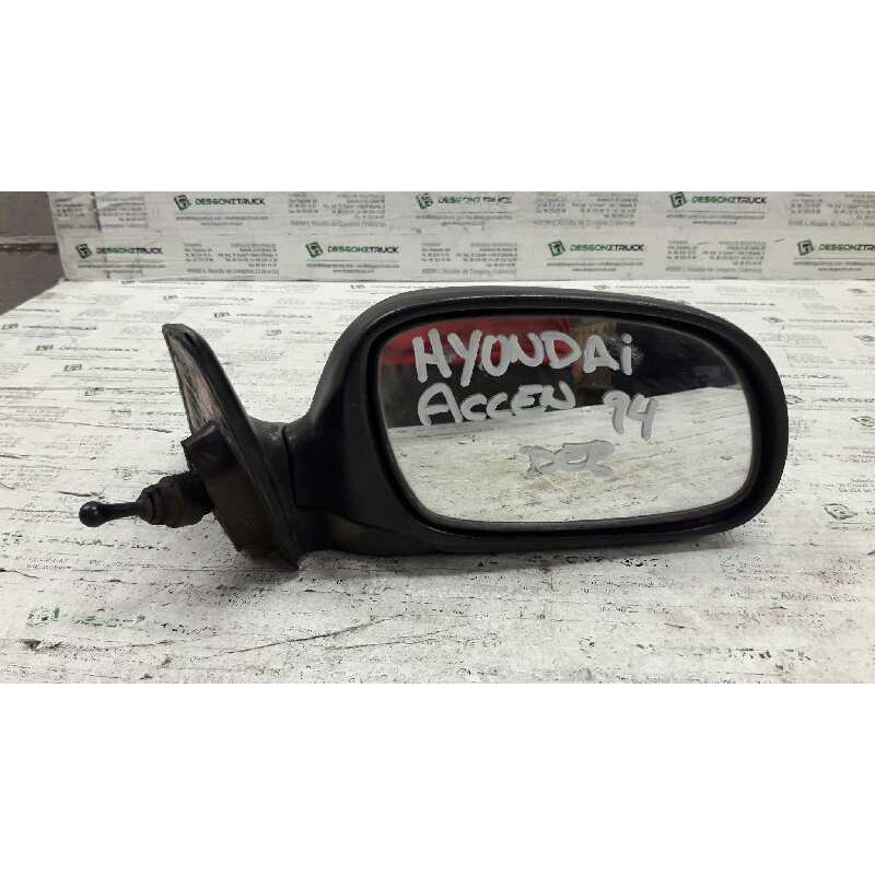 Recambio de retrovisor derecho para hyundai accent (x3) 1,5 gls referencia OEM IAM  MANUAL NEGRO