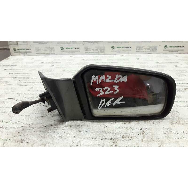 Recambio de retrovisor derecho para mazda 323 berlina (bg) lx referencia OEM IAM  MANUAL GRIS OSCURO