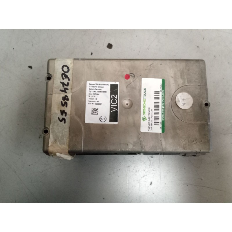 Recambio de modulo electronico para daf serie xf105.xxx 12.9 diesel referencia OEM IAM 1639082  version:1.0