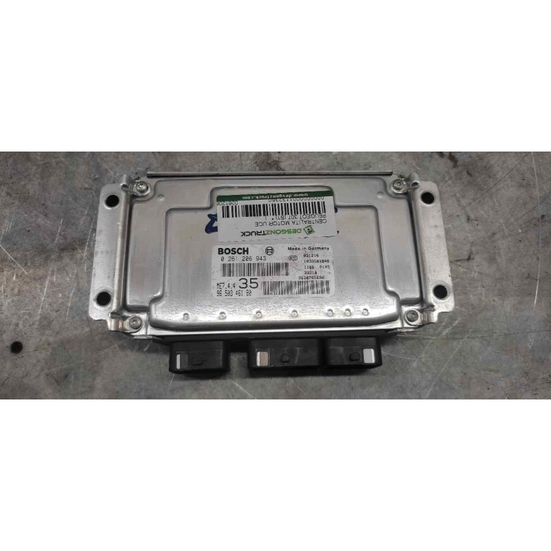 Recambio de centralita motor uce para peugeot 307 (s1) referencia OEM IAM 0261206943 9650346180 1039S01848