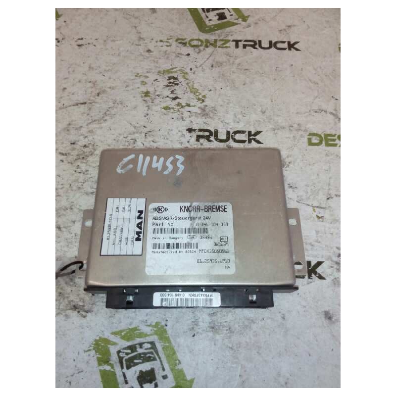 Recambio de modulo electronico para man l 2000 evolution l 2000 fg llc m (largura mediana) referencia OEM IAM  0486104033 CENTRA - Blanco