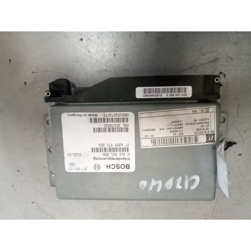 Recambio de modulo electronico para daf serie xf105.xxx 12.9 diesel referencia OEM IAM 1686847 centralita intarder 0260001028
