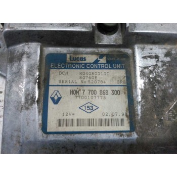 Recambio de centralita motor uce para renault kangoo (f/kc0) referencia OEM IAM 7700868300 80760E 7700107773