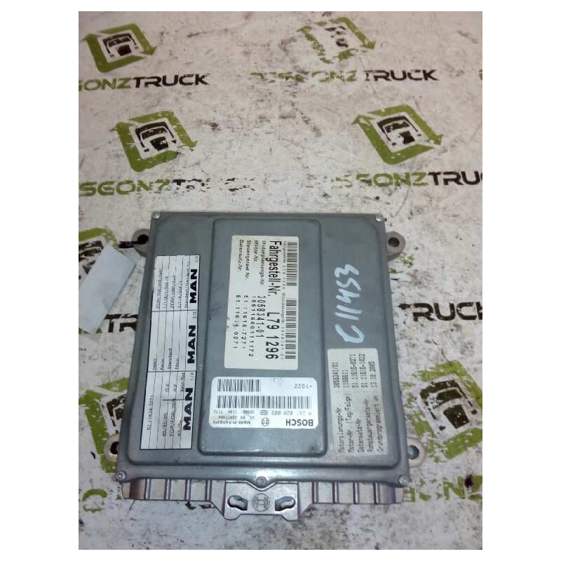 Recambio de modulo electronico para man l 2000 evolution l 2000 fg llc m (largura mediana) referencia OEM IAM  BOSCH CENTRALITA - Blanco 4