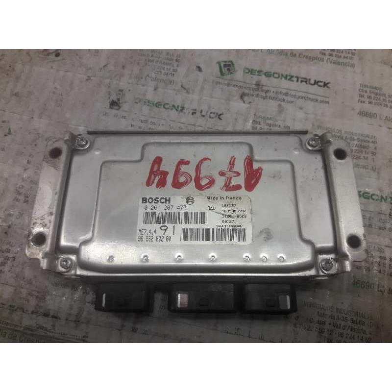 Recambio de centralita motor uce para peugeot 206 sw xs referencia OEM IAM 9659280280 0261207477 9643218980