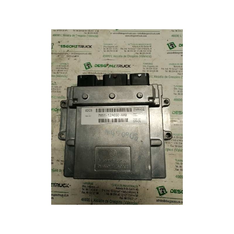 Recambio de centralita motor uce para ford focus lim. (cb4) titanium referencia OEM IAM 7M5112A650AAB  