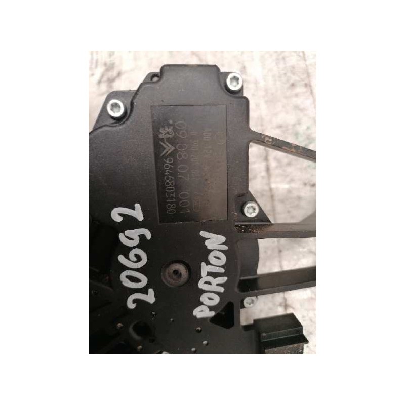 Recambio de motor limpia trasero para citroën c4 berlina collection referencia OEM IAM 0390201807 9646803180 3 PINS 4