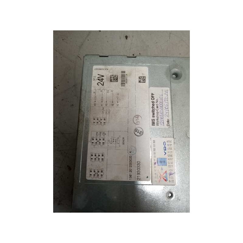 Recambio de tacografo para volvo fh 440 12.8 diesel referencia OEM IAM 13812012000020 0002871116 21930330 - Amarillo 2