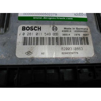 Recambio de centralita motor uce para renault scenic ii referencia OEM IAM 8200310863 1039502681 0281011549