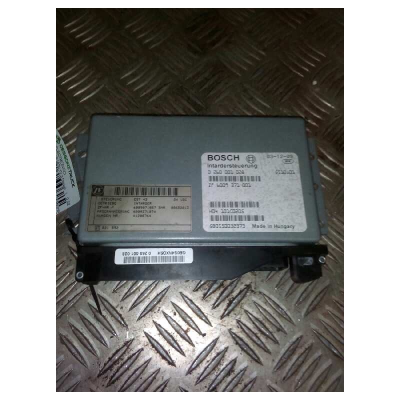 Recambio de modulo electronico para iveco stralis (as) 10.3 diesel referencia OEM IAM 41200764 0260001028 6009371001