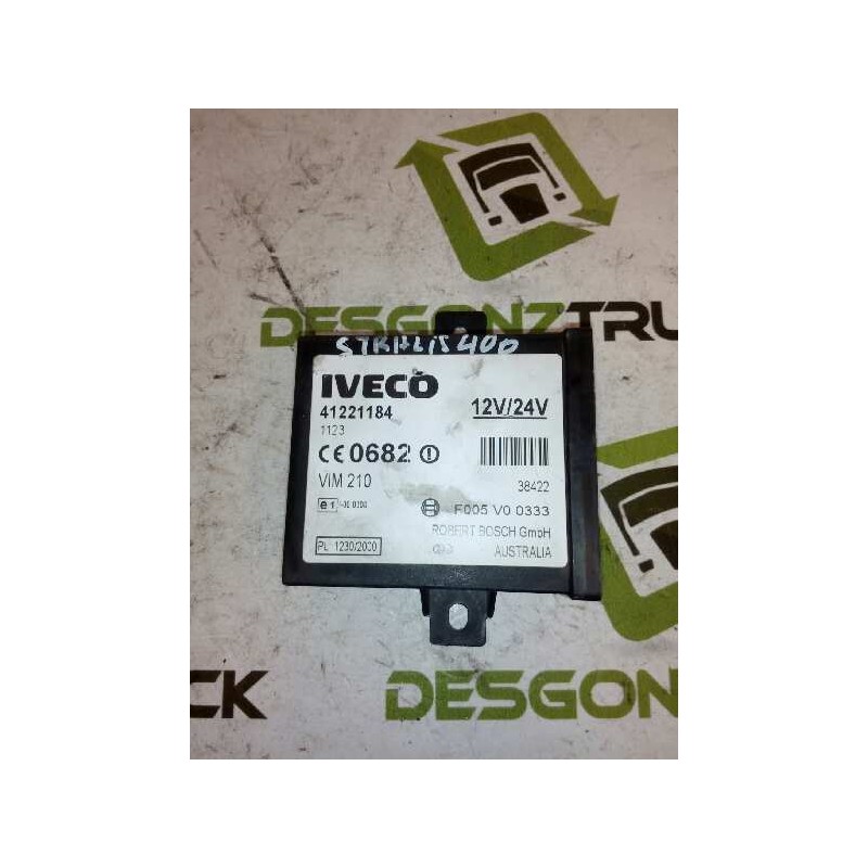 Recambio de modulo electronico para iveco trucks stralis ad 440s40 referencia OEM IAM 41221184  