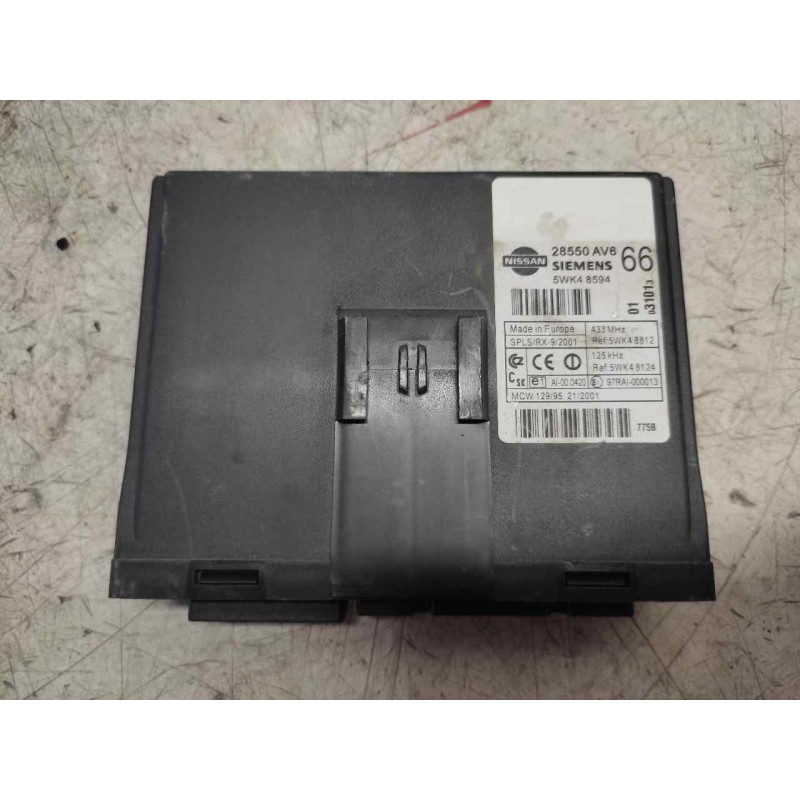 Recambio de modulo electronico para nissan primera berlina (p12) acenta referencia OEM IAM 28550AV6 5WK48594 