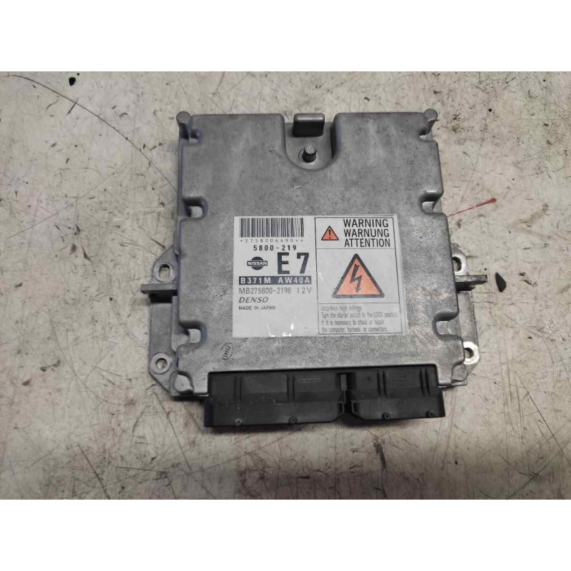 Recambio de centralita motor uce para nissan primera berlina (p12) acenta referencia OEM IAM 5800219 MB2758002198 