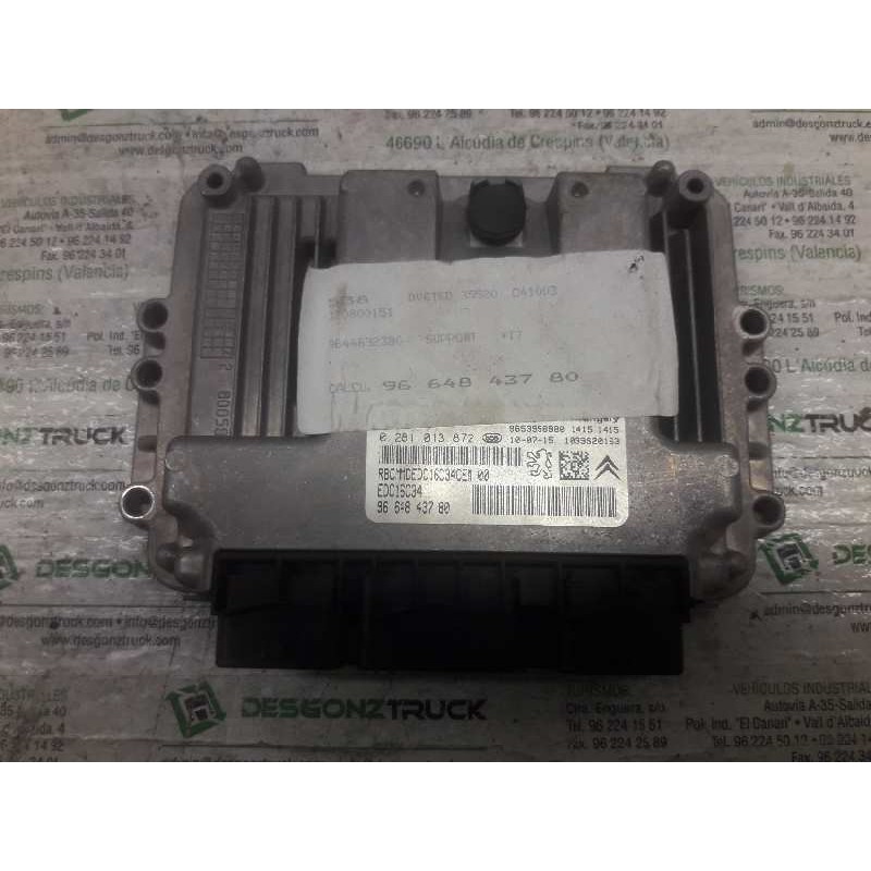 Recambio de centralita motor uce para peugeot 308 confort referencia OEM IAM 0281013872 9664843780 9653958980