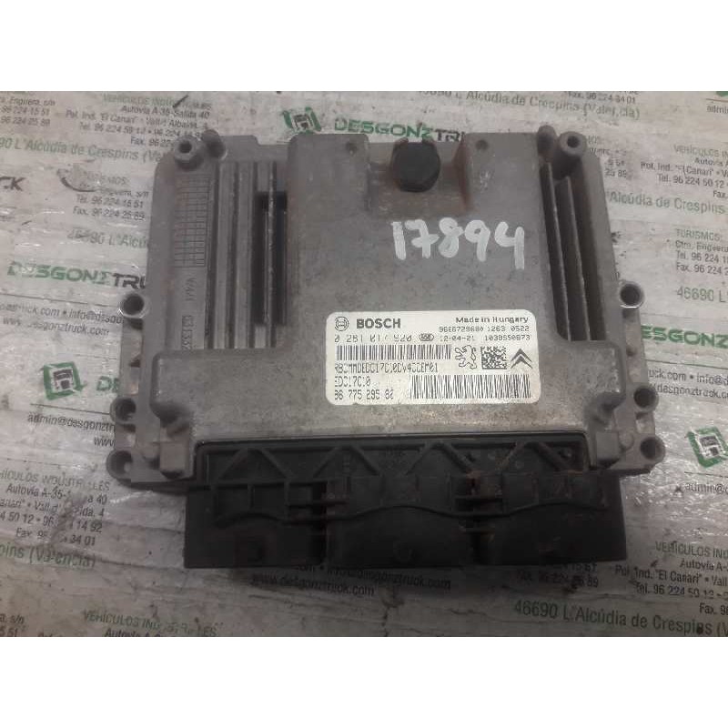 Recambio de centralita motor uce para peugeot 208 active referencia OEM IAM 0281017920 9677529580 9666729680