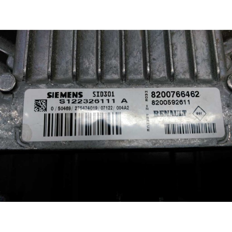 Recambio de centralita motor uce para renault scenic ii grand confort dynamique referencia OEM IAM 8200766462 S122326111A - Negro 2