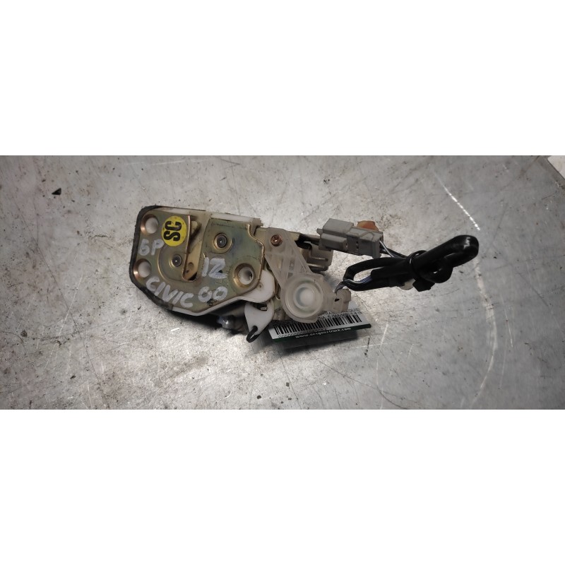 Recambio de cerradura puerta trasera izquierda para honda civic berlina .5 (ma/mb) 1.4 (ma8/mb2) referencia OEM IAM  2 PINS