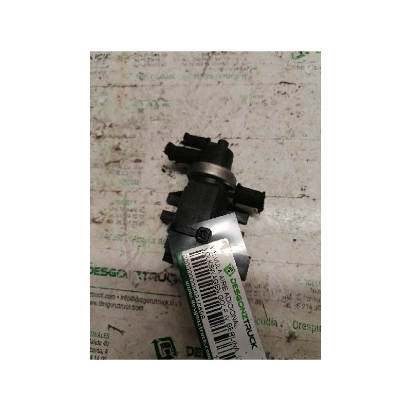 Recambio de valvula aire adicional para volkswagen golf iv berlina (1j1) referencia OEM IAM 1J0906627 2 PINS 