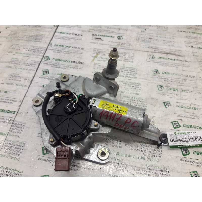 Recambio de motor limpia trasero para peugeot partner (s1) combispace referencia OEM IAM 0390201408 DERECHO 