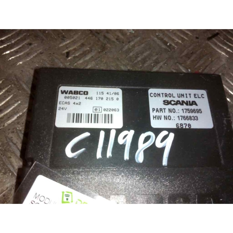 Recambio de modulo electronico para scania serie p/g/r (c-clase) 12.7 diesel referencia OEM IAM 1759695 4461702150 CENTRALITA EC - Blanco 2