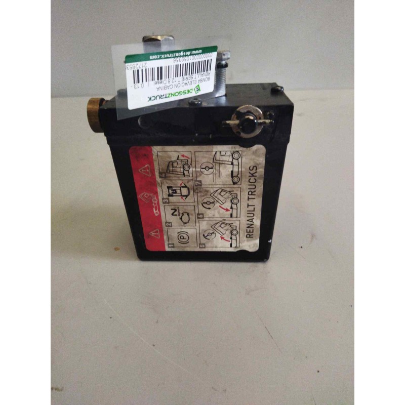 Recambio de bomba elevacion cabina para renault serie t 12.8 diesel referencia OEM IAM 21726535 18283660771 