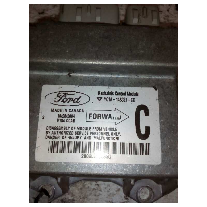 Recambio de modulo electronico para ford transit mod.2000 caja abierta ft 350 2.4 largo referencia OEM IAM YC1A14B321CD - Blanco 2