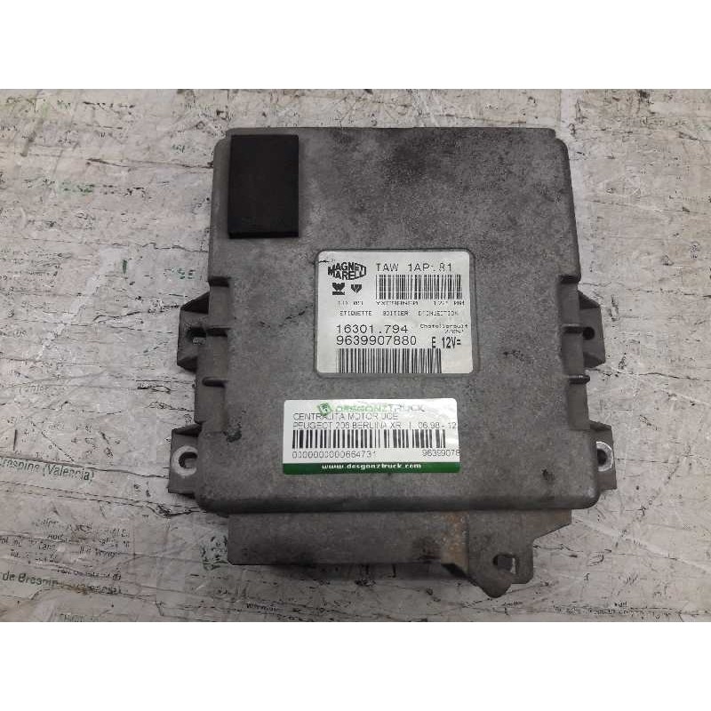 Recambio de centralita motor uce para peugeot 206 berlina xr referencia OEM IAM 9639907880  