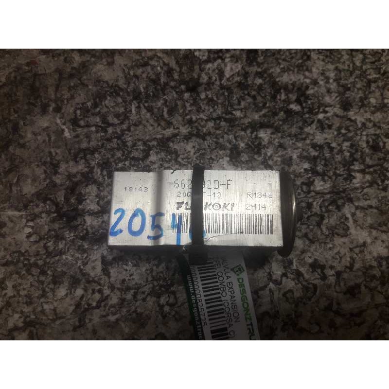Recambio de valvula expansion para opel combo (corsa c) familiar referencia OEM IAM 662492DF 20QVAF13 VALEO