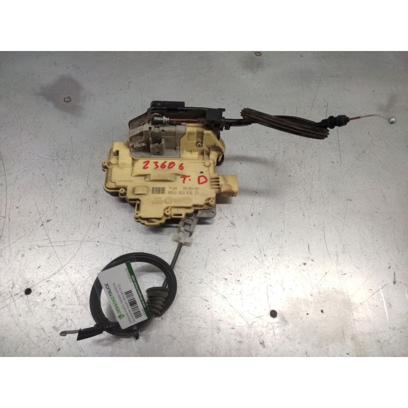 Recambio de cerradura puerta trasera derecha para volkswagen passat berlina (3c2) advance referencia OEM IAM 3C4839015A  7 PINS - Negro 3