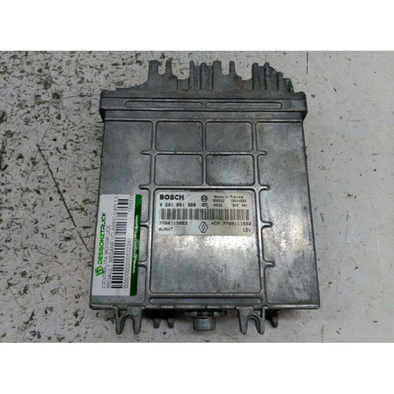 Recambio de centralita motor uce para renault megane i classic (la0) 1.9 dti alize referencia OEM IAM 7700113863 28SA4025 770011