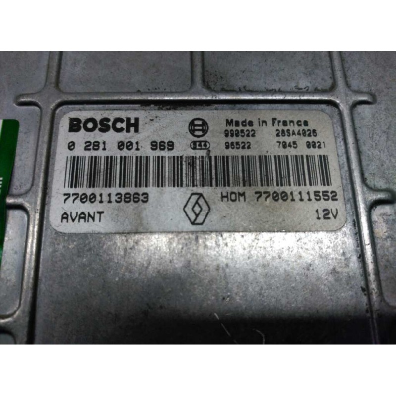 Recambio de centralita motor uce para renault megane i classic (la0) 1.9 dti alize referencia OEM IAM 7700113863 28SA4025 770011 2