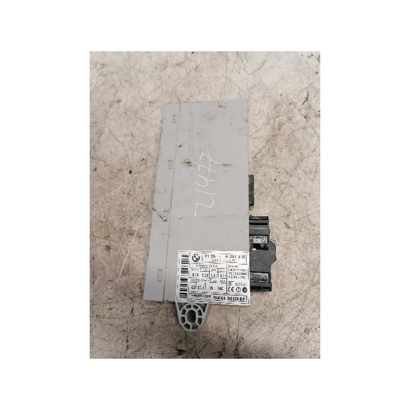 Recambio de modulo electronico para bmw serie 1 berlina (e81/e87) 118d referencia OEM IAM 61356981416 5WK49412LBF 2