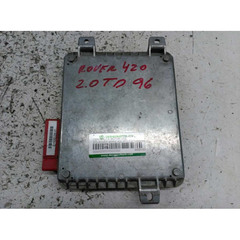 Recambio de centralita motor uce para mg serie 400 (rt) 2.0 turbodiesel referencia OEM IAM MSB100580  