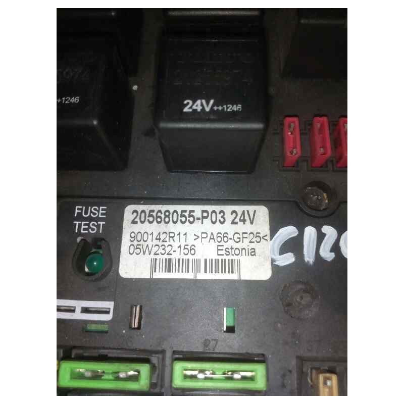 Recambio de caja reles / fusibles para volvo fh 12 2002  12.1 diesel (d12d460) referencia OEM IAM 20568055 - Blanco 2