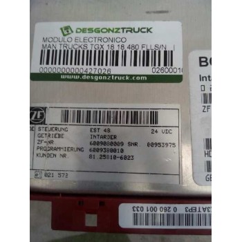 Recambio de modulo electronico para man tgx 18.xxx fg / 4x2 bl xl referencia OEM IAM 0260001033 6009380001 CENTRALITA INTARDER