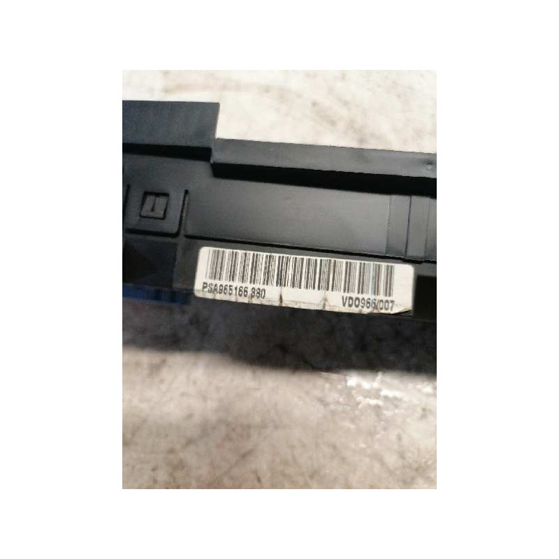 Recambio de cuadro instrumentos para citroën xsara picasso 2.0 hdi satisfaction ii referencia OEM IAM 965166880 VD0966007 965166 2