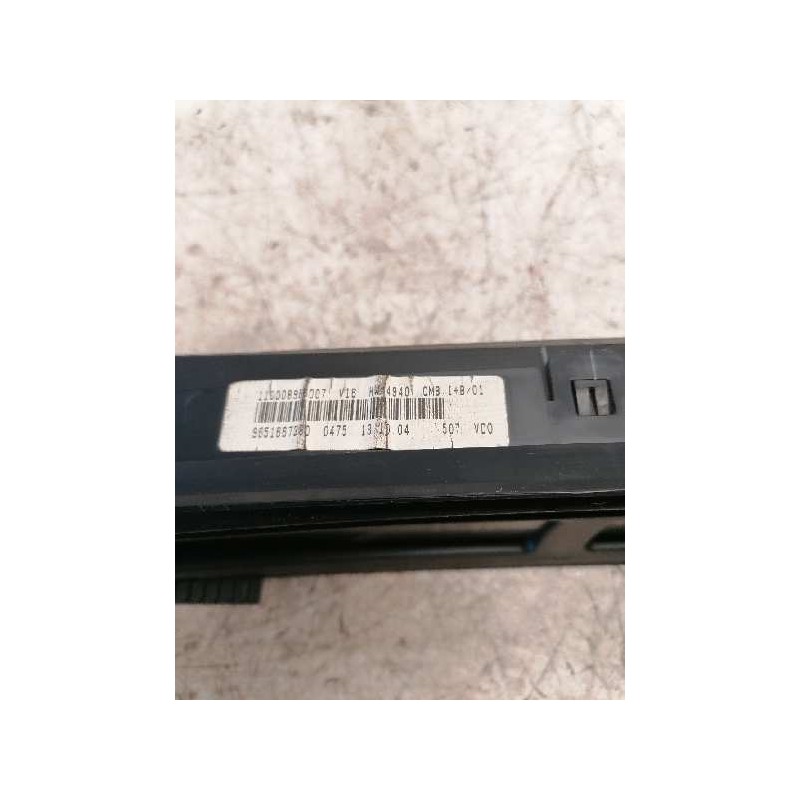 Recambio de cuadro instrumentos para citroën xsara picasso 2.0 hdi satisfaction ii referencia OEM IAM 965166880 VD0966007 965166 3