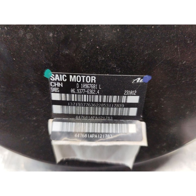 Recambio de servofreno para mg zs suv (azs1) 1.5 vti referencia OEM IAM D10967681L - Naranja 3