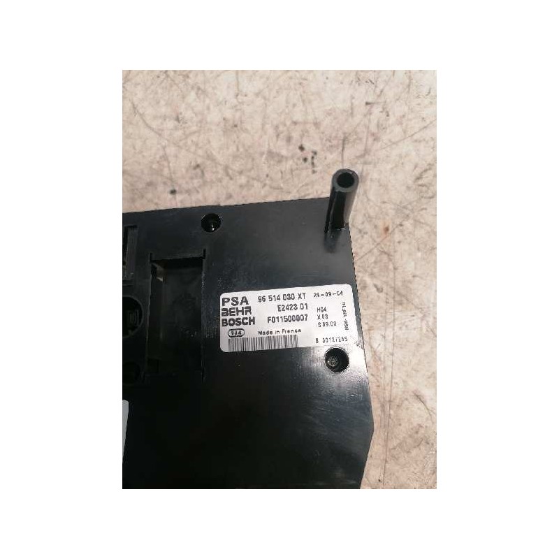 Recambio de mando climatizador para citroën xsara picasso 2.0 hdi satisfaction ii referencia OEM IAM 96514030XT F011500007 3