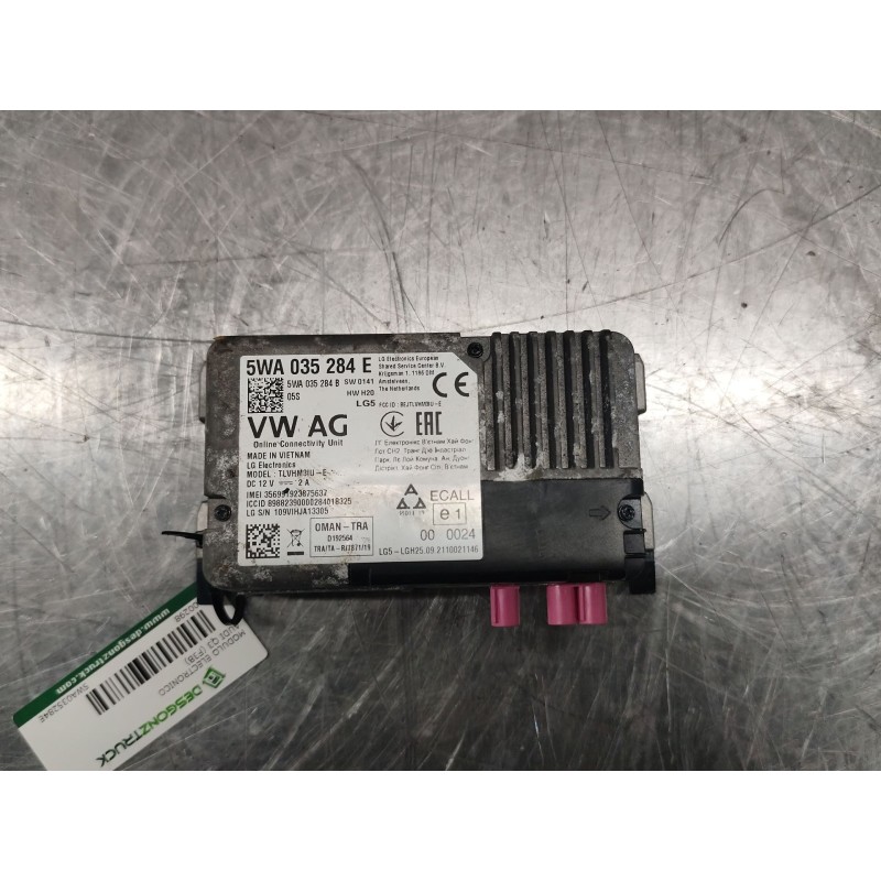 Recambio de modulo electronico para audi q3 (f3b) 35 tdi quattro referencia OEM IAM 5WA035284E - Blanco 3